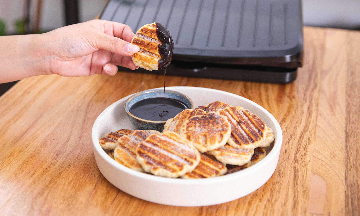 Banana Pancake Bites | George Foreman Grills