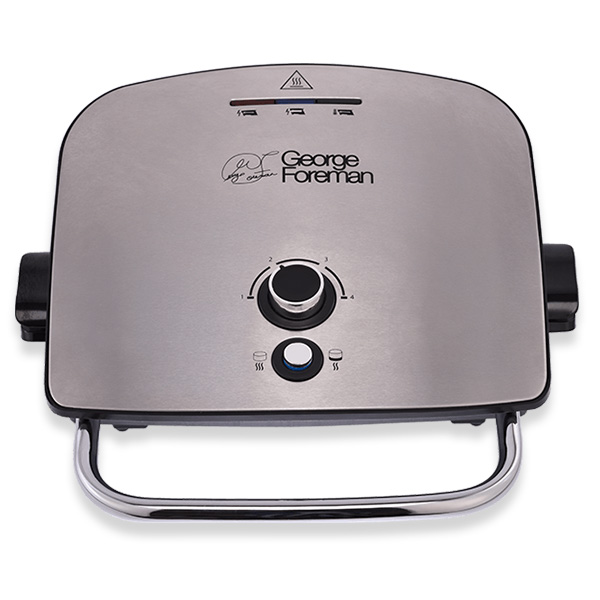 George Foreman Enhanced 5-Portion Grill and Melt 22160 Silver
